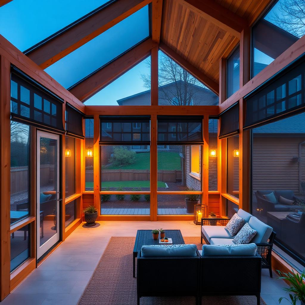 Screen porches & louvered roofs